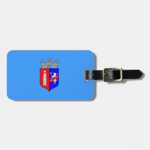 Flag of Tirana, Albania Luggage Tag
