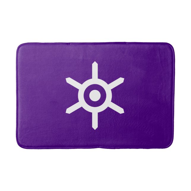 Flag of Tokyo prefecture, Japan Bath Mat (Front)