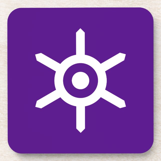 Flag of Tokyo prefecture, Japan Coaster (Front)