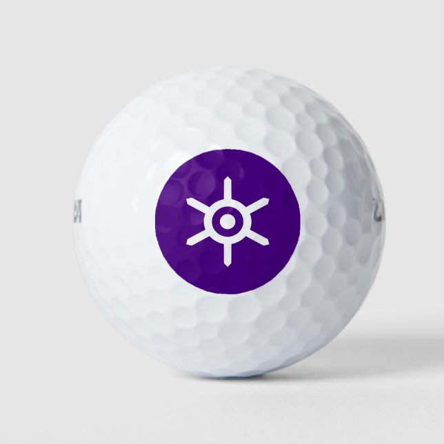Flag of Tokyo prefecture, Japan Golf Balls (Front)