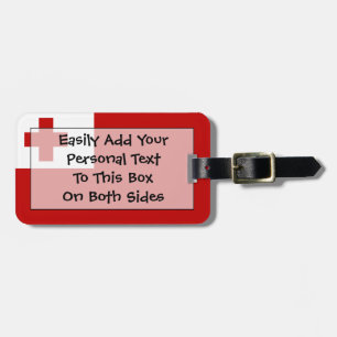 Flag of Tonga Easy ID Personal Luggage Tag