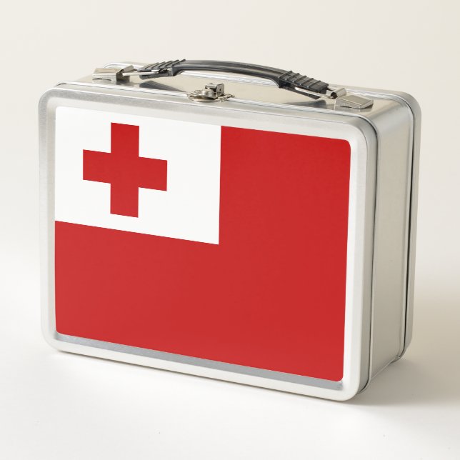 Flag of Tonga Metal Lunch Box (Front)