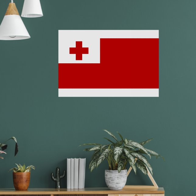 Flag of Tonga Poster (Living Room 1)