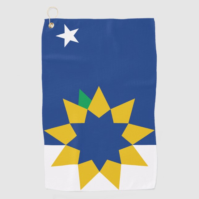 Flag of Topeka, Kansas Golf Towel (Front)