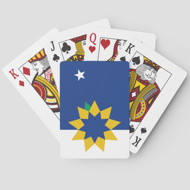 Flag of Topeka (Kansas) Playing Cards (Back)