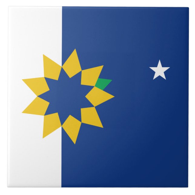 Flag of Topeka (Kansas) Tile (Front)