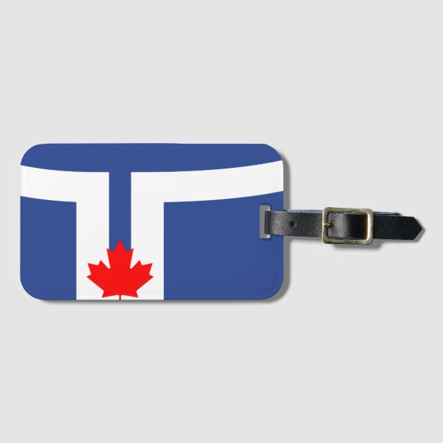 Flag of Toronto, Ontario Luggage Tag (Front Horizontal)