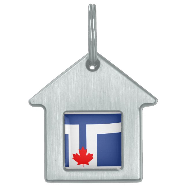 Flag of Toronto, Ontario Pet ID Tag (Front)