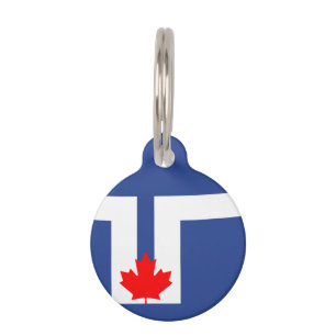 Flag of Toronto, Ontario Pet ID Tag