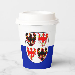 Flag of Trentino-Alto Adige (Italy) Paper Cups