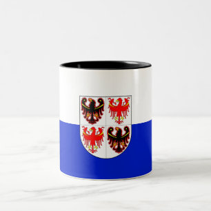 Flag of Trentino-Alto Adige (Italy) Two-Tone Coffee Mug