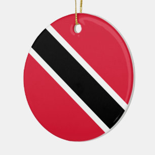 Flag of Trinidad and Tobago Ceramic Tree Decoration