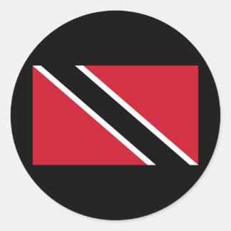 Flag of Trinidad and Tobago Classic Round Sticker