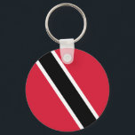 Flag of Trinidad and Tobago Key Ring<br><div class="desc">Flag of Trinidad and Tobago</div>