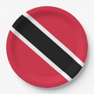 Flag of Trinidad and Tobago Paper Plate