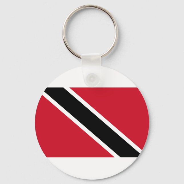 Flag of Trinidad and Tobago Products Key Ring (Front)
