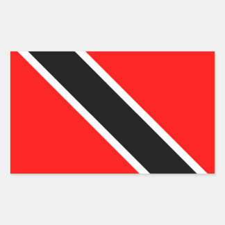 Flag of Trinidad and Tobago Rectangular Sticker