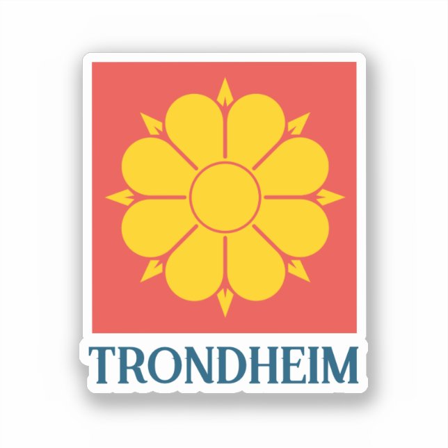 Flag of Trondheim, Norway (Front)