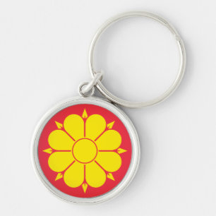 Flag of Trondheim, Norway Keychain