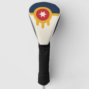 Flag of Tulsa city, Oklahoma State Golf Head Cover