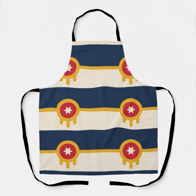 Flag of Tulsa, Oklahoma Apron (Front)