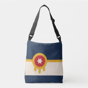 Flag of Tulsa, Oklahoma Crossbody Bag