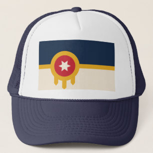Flag of Tulsa, Oklahoma Trucker Hat
