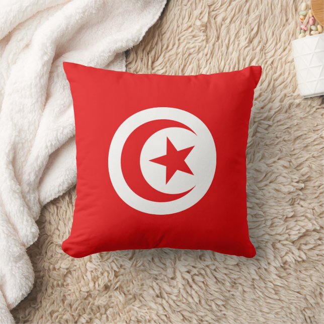Flag of Tunisia Cushion (Blanket)