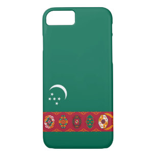 Flag of Turkmenistan Case-Mate iPhone Case