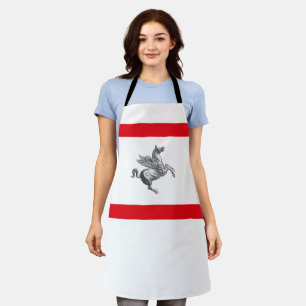 Flag of Tuscany (Italy)  Apron