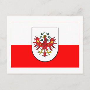Flag of Tyrol, Austria Postcard