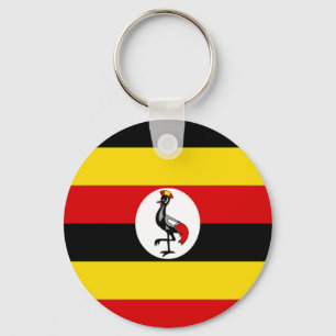 Flag of Uganda Key Ring