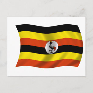 Flag of Uganda Postcard