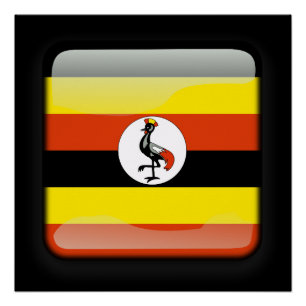 Flag of Uganda Poster