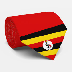 Flag of Uganda Tie