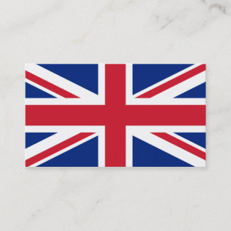 Flag of UK Business Cards