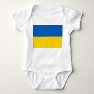 Flag of Ukraine  Baby Bodysuit
