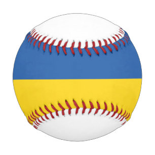 Flag of Ukraine Button Baseball