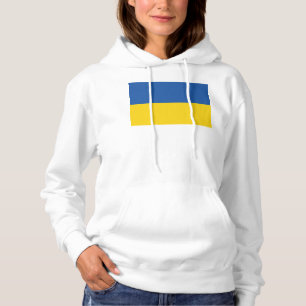 Flag of Ukraine Button Hoodie