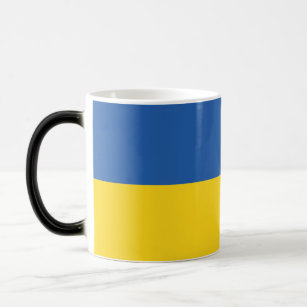 Flag of Ukraine Button Magic Mug