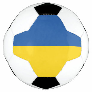 Flag of Ukraine Button Soccer Ball