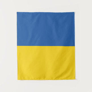 Flag of Ukraine Button Tapestry