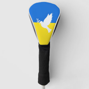 Flag of Ukraine - Dove of Peace - Freedom - Peace Golf Head Cover