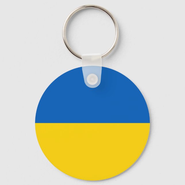 Flag of Ukraine Key Ring (Front)