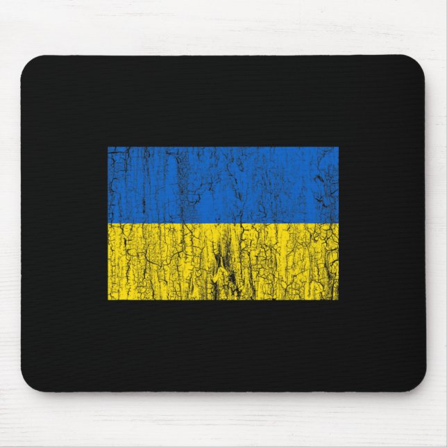 Flag Of Ukraine  Mouse Pad (Front)
