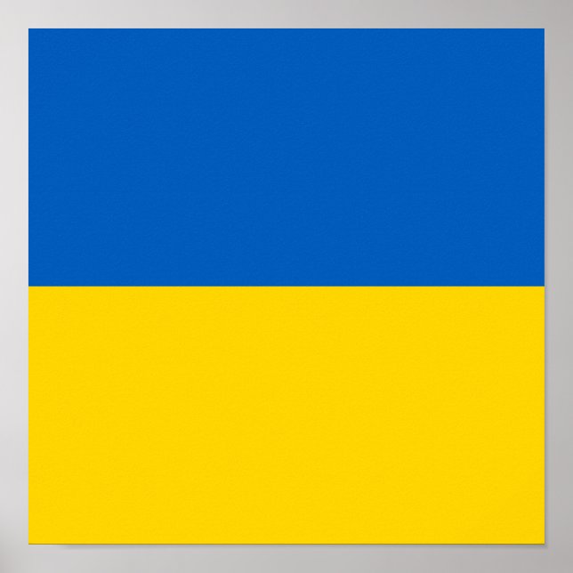Flag of Ukraine Poster (Front)