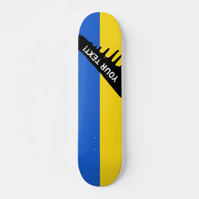 Flag of Ukraine Skateboard (Front)