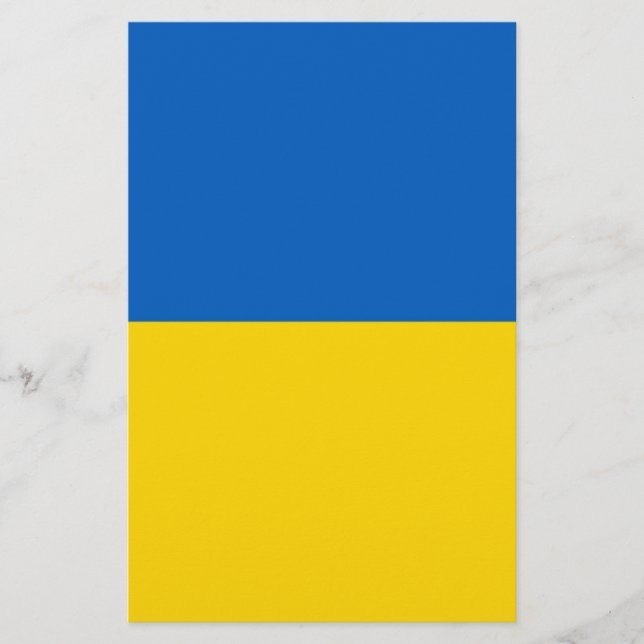 Flag of Ukraine Stationery (Front)