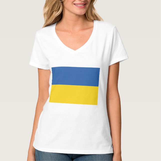 Flag of Ukraine T-Shirt (Front)