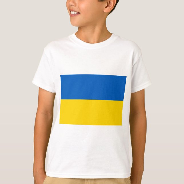 Flag of Ukraine T-Shirt (Front)